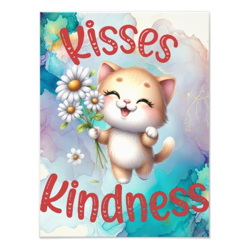 Kisses  Kindness Photo Print
