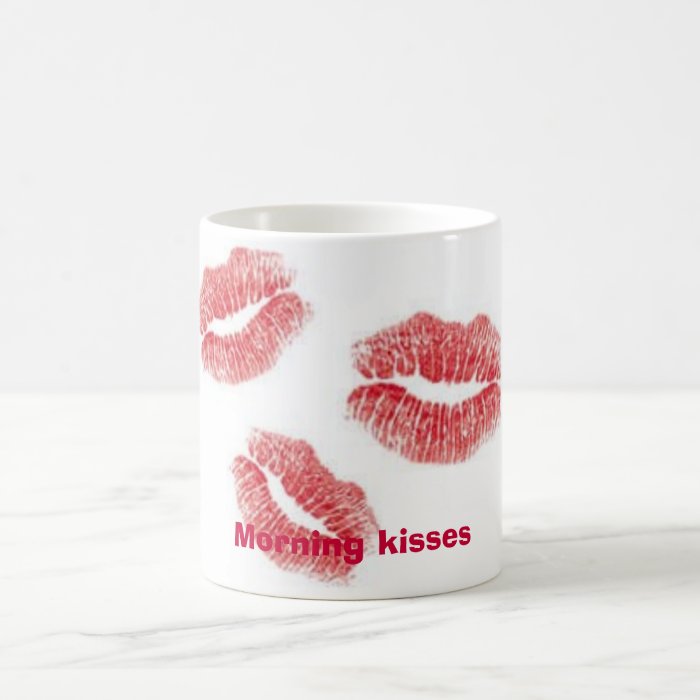 kisses, Morning kisses Mugs