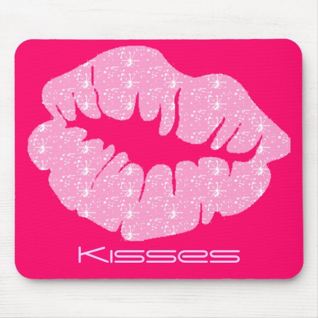 Kisses Mouse Pad (Front)