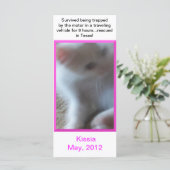 Kissia (Little Girl Kitty) Rack Card or Bookmark (Standing Front)