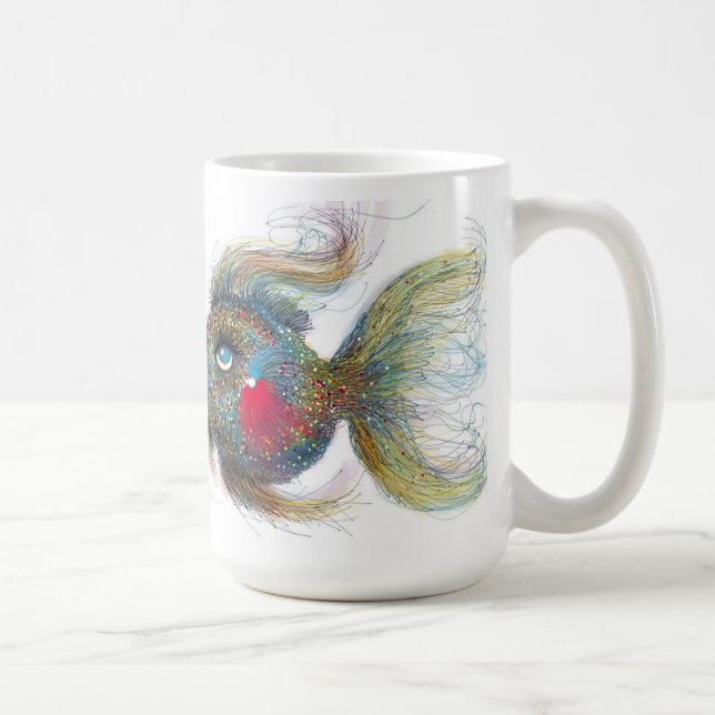 Kissiefish 15 oz Classic White Mug (Right)