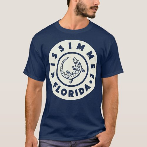Kissimmee Florida Circle Tan T_Shirt