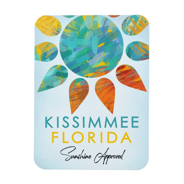 Kissimmee Florida Sunshine Travel Magnet (Vertical)