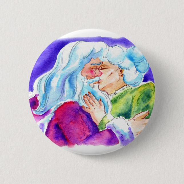 Kissin' Clauses Button (Front)