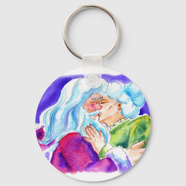Kissin' Clauses Keychain (Front)
