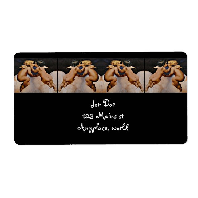 Kissing Angels Label (Front)