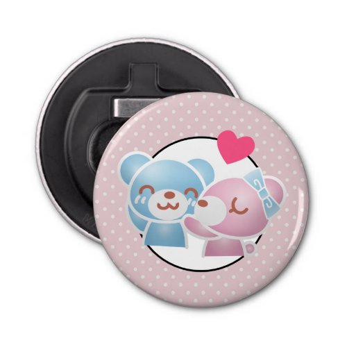 Kissing Bears Cute and Kawaii Bottle Opener