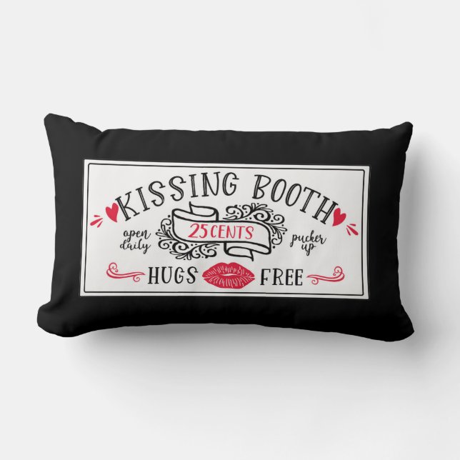 Kissing Booth Home Decor Throw Pillow (Front)