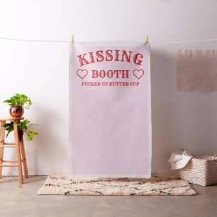 Kissing Booth Party Prop Photo Booth Backdrop
