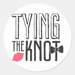 Kissing Booth - Tying the Knot - Circle Classic Round Sticker