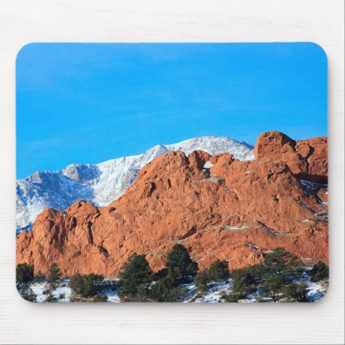 Kissing Camels in Garden of the Gods Park Mouse Pad