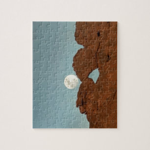 Kissing Camels Under Moon Jigsaw Puzzle