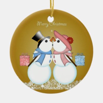 Kissing Ceramic Ornament by SERENITYnFAITH at Zazzle
