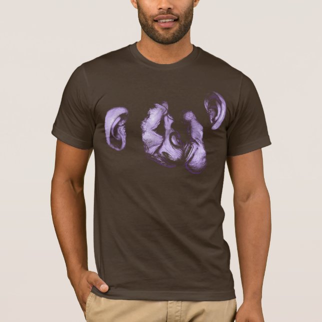 kissing chimpanzees T-Shirt (Front)