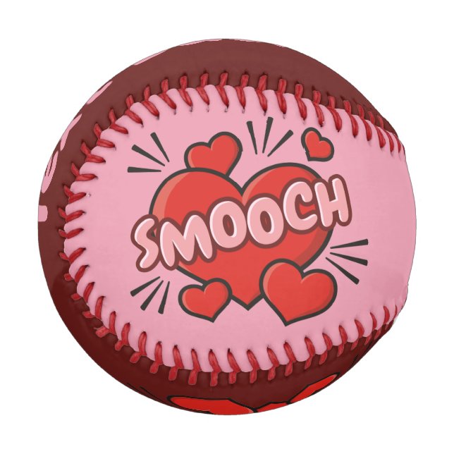 Kissing Comic Sound Effect Baseball (Front Left)