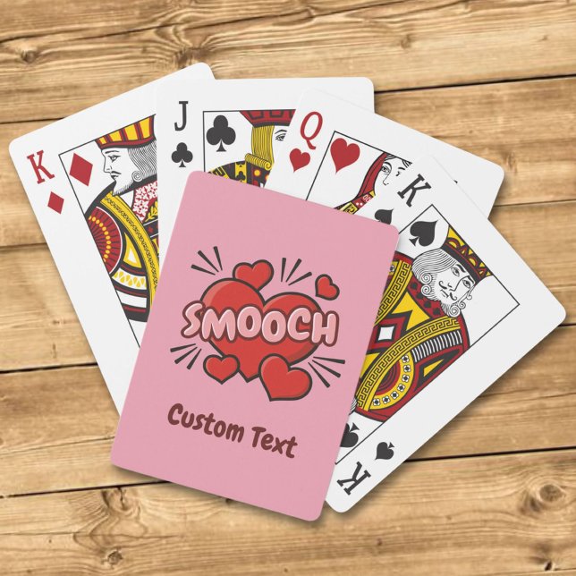 Kissing Comic Sound Effect Poker Cards (Creator Uploaded)