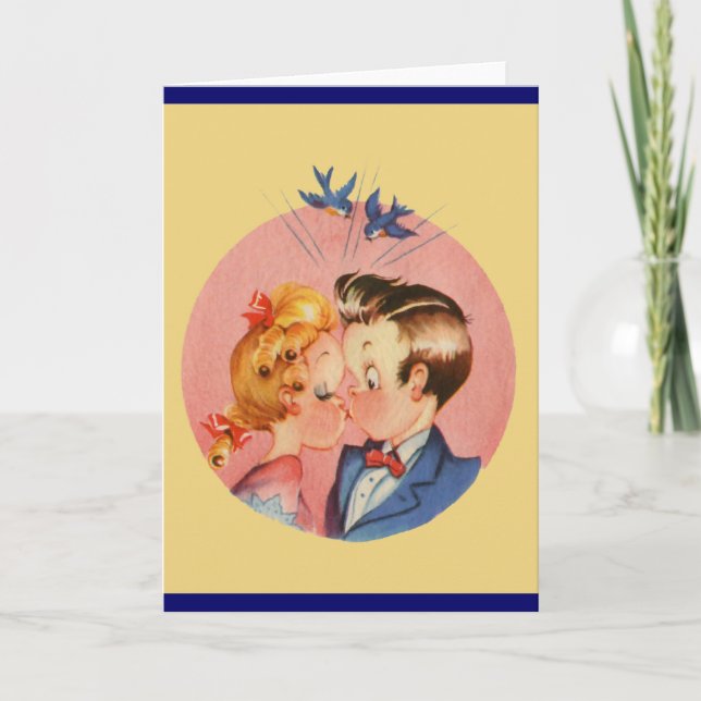 Kissing Couple Card (Front)