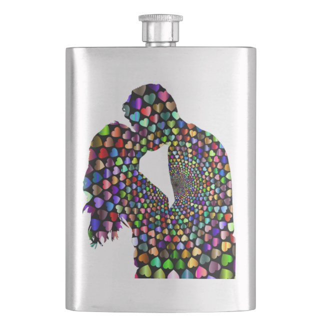 KISSING COUPLE FLASK (Front)