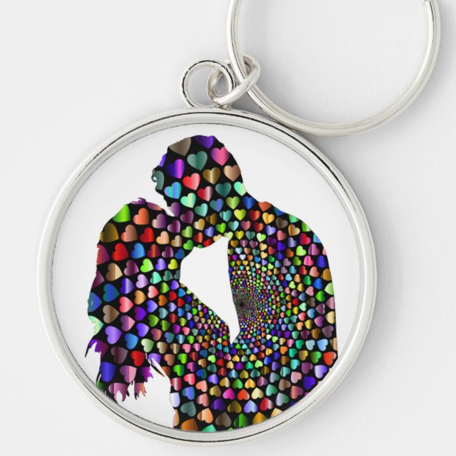 KISSING COUPLE KEYCHAIN (Front)