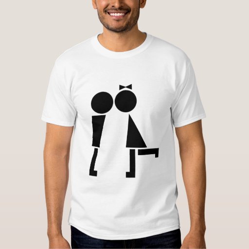 Kissing Couple T-Shirt | Zazzle