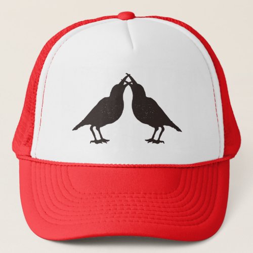 Kissing Crows  Trucker Hat