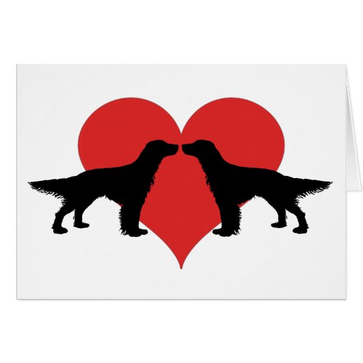 Kissing dogs cards (Front Horizontal)