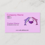 Kissing Dolphins Business Card