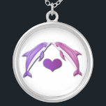 Kissing Dolphins Necklace<br><div class="desc">Kissing Dolphins Necklace.</div>