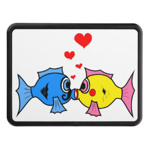 KISSING FISH TOW HITCH COVER
