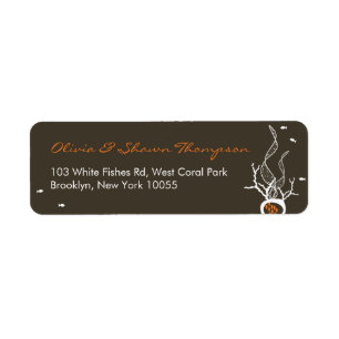 Kissing Fishes Corals Beach Whimsical Cute Wedding Label