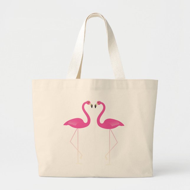 Kissing Flamingos Tote (Front)