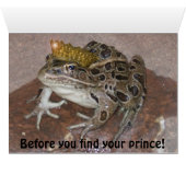 Kissing Frog card (Inside Horizontal (Bottom))