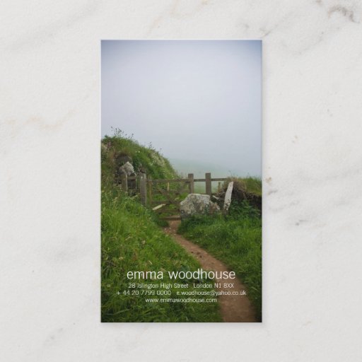 Customizable Kissing Gate Business Card Template