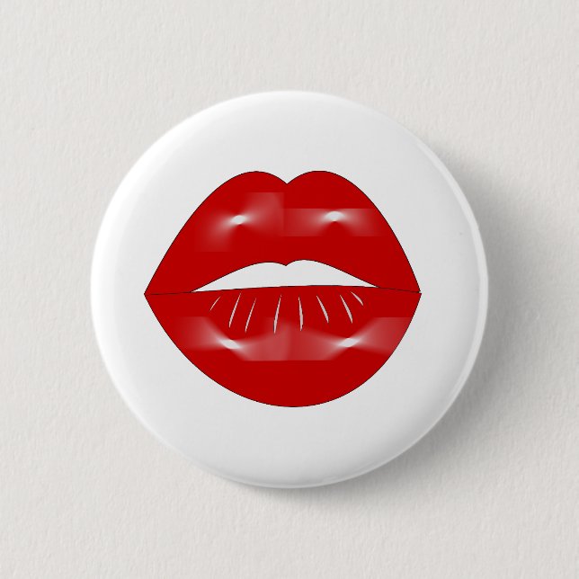kissing her single life goodby button (Front)