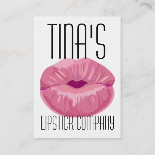 Kissing Lips Business Cards
