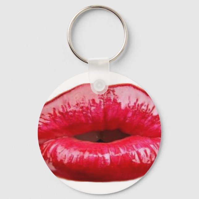 Kissing lips! keychain (Front)