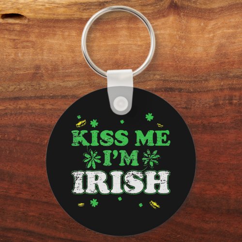 Kissing Me Im Irish St Saint Patricks Day Keychain