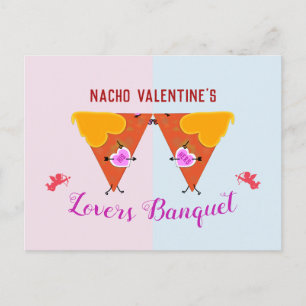 Kissing Nacho Valentine's Event Postcard