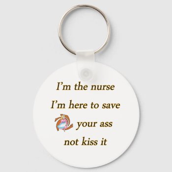 Kissing Nurse Keychain by occupationalgifts at Zazzle