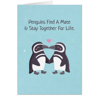 Kissing Penguins, Funny You Are My Penguin Husband