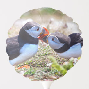 Kissing Puffins Balloon