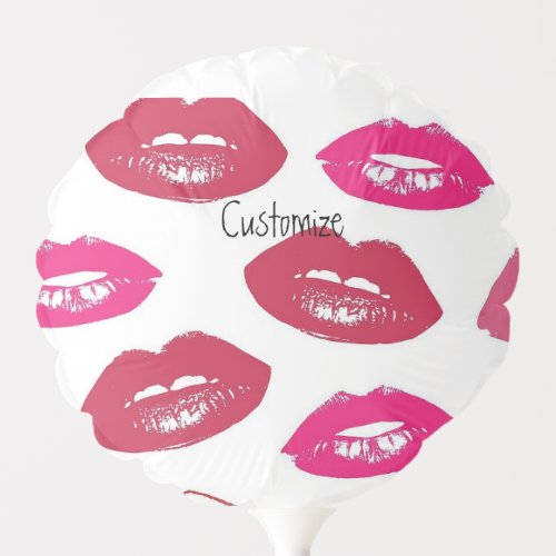 Kissing Red lips Thunder_Cove Balloon