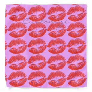 Kissing Red lips Thunder_Cove Bandana