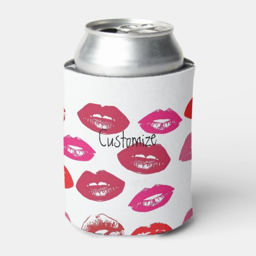 Kissing Red lips Thunder_Cove Can Cooler
