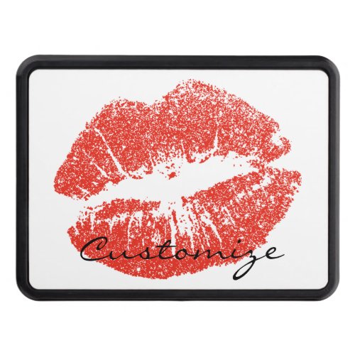 Kissing Red lips Thunder_Cove Hitch Cover