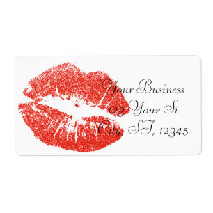 Kissing Red lips Thunder_Cove Label