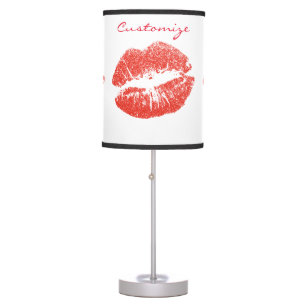 Kissing Red lips Thunder_Cove Table Lamp