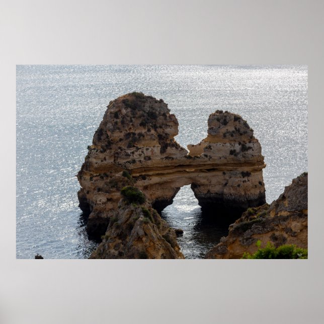 Kissing rocks in Algarve Poster (Front)