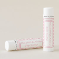 Kissing Sleep Goodbye Baby Shower Lip Balm Favor