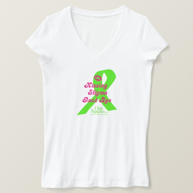 Kissing Stigma Good Bye! T-Shirt (Design Front)